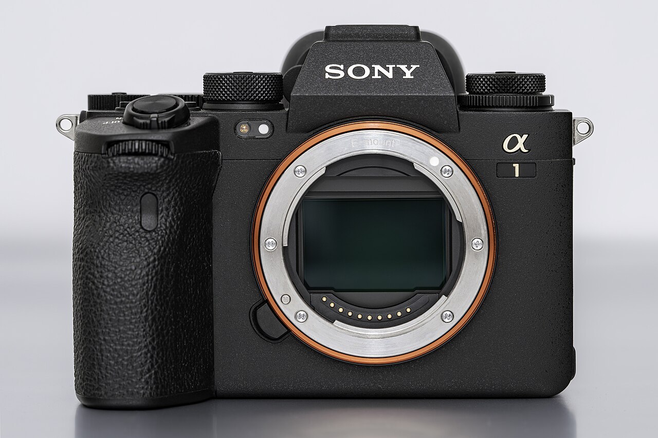 A modern mirrorless camera body